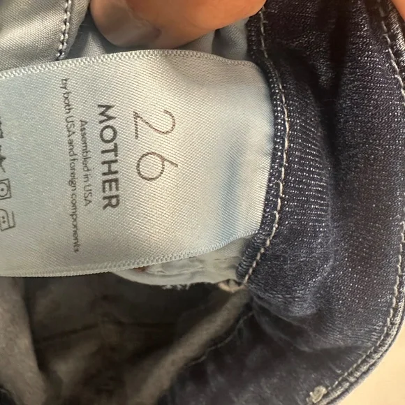 MOTHER Dark Blue Skiny Jeans - Picture 5 of 7